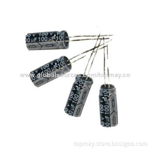 100V Aluminum Electrolytic Capacitors with -40 to 85 and -25 to 85°C Operating Temperatures